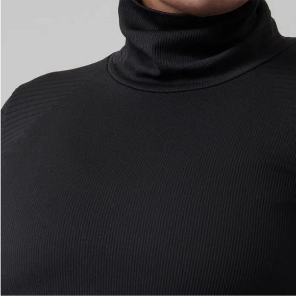 Athleta Flurry Blizzard Rib Turtleneck running performance base layer stretchy S - Picture 10 of 13